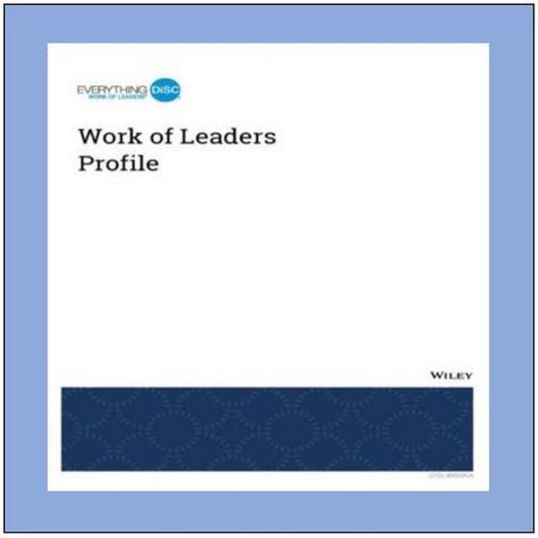 Everything DiSC® Work of Leaders™ Report