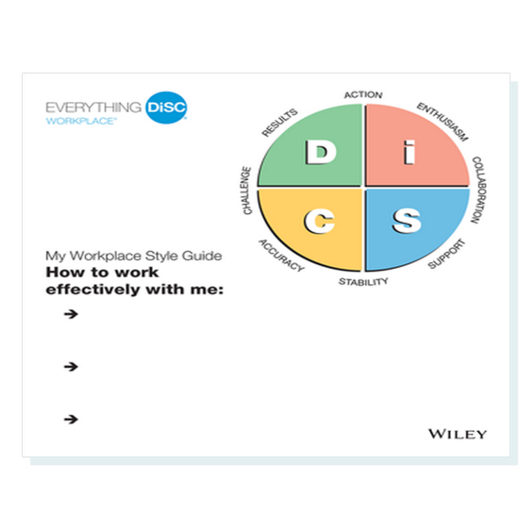 Everything DiSC® Workplace Style Guides